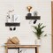 2pcs Floating Wooden Wall Mount Shelves Display Unit Shelf Set Storage Display